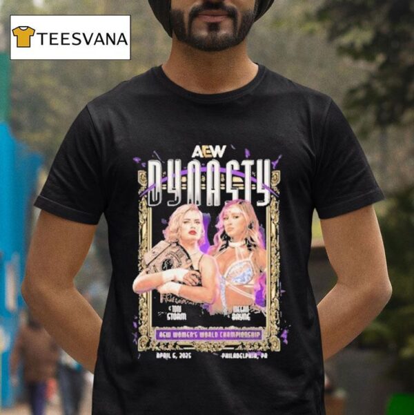 Toni Storm Vs Megan Bayne Aew Dynasty Matchup T Shirt