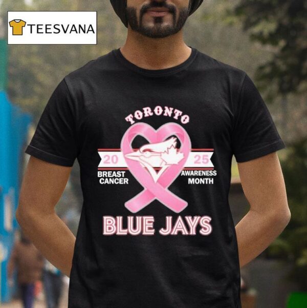 Toronto Blue Jays Breast Cancer Awareness Month T Shirt