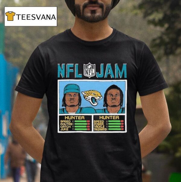 Travis Hunter Nfl Jam Jacksonville Jaguars S T Shirt