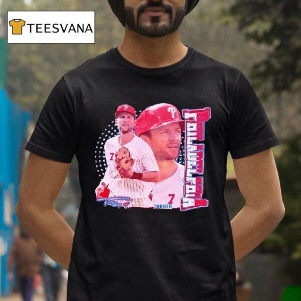 Trea Turner Philadelphia Phillies Baseball Signature T Shirt