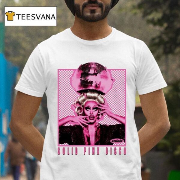 Trixie Mattel Solid Pink Disco Tour T Shirt