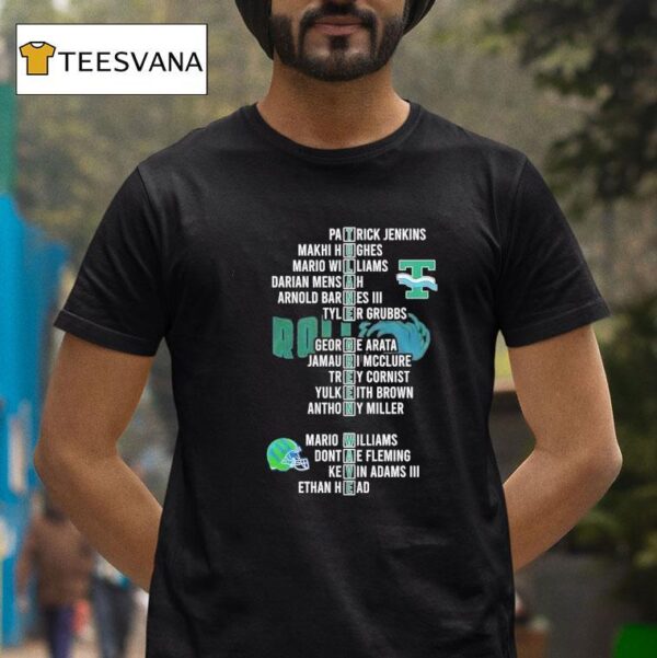 Tulane Green Wave All Names Of Legends Gasparill Bowl Champions T Shirt