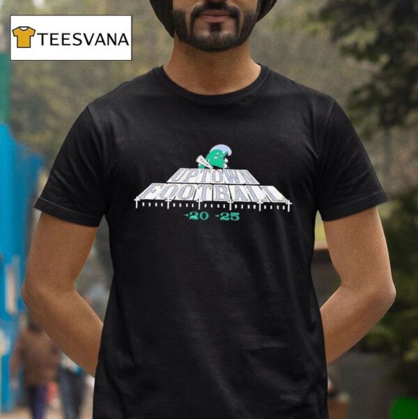 Tulane Green Wave Uptown Football T Shirt