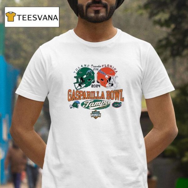 Tulane Green Wave Vs Florida Gators Football Gasparilla Bowl Champions T Shirt