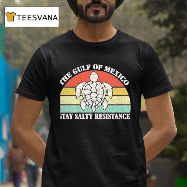 Turtle The Gulf Of Mexico Stay Salty Resistance Vintage T Shirt