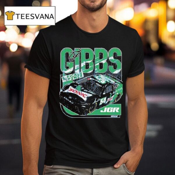 Ty Gibbs Joe Gibbs Racing Team Pickle Power Nascar T Shirt