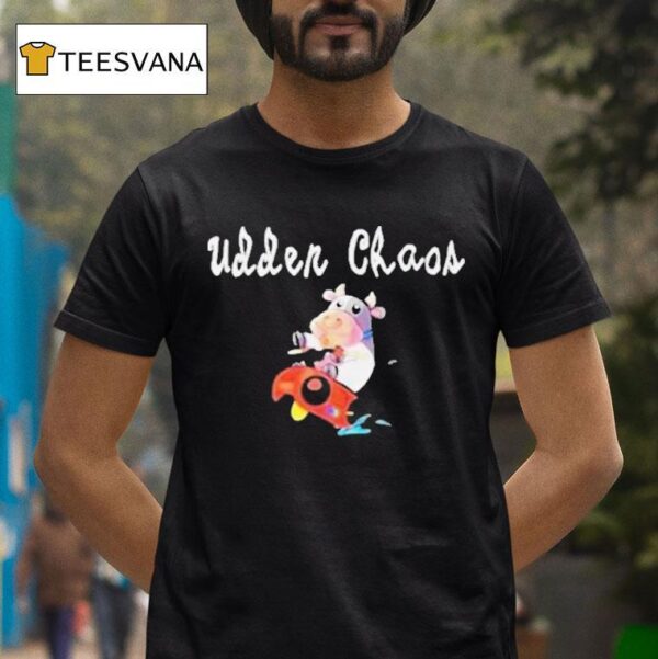 Udder Chaos Cow T Shirt