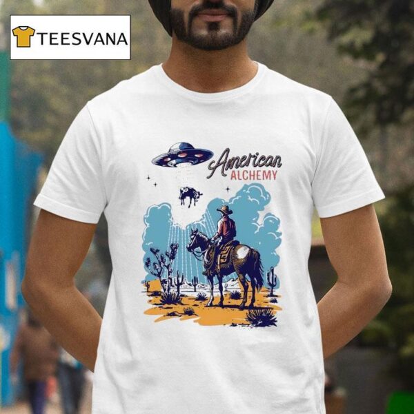 Ufo Cow American Alchemy T Shirt