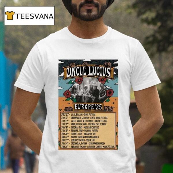 Uncle Lucius Europe Tour Dates T Shirt