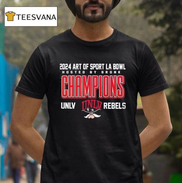 Unlv Rebels Art Of Sport La Bowl Celebration T Shirt