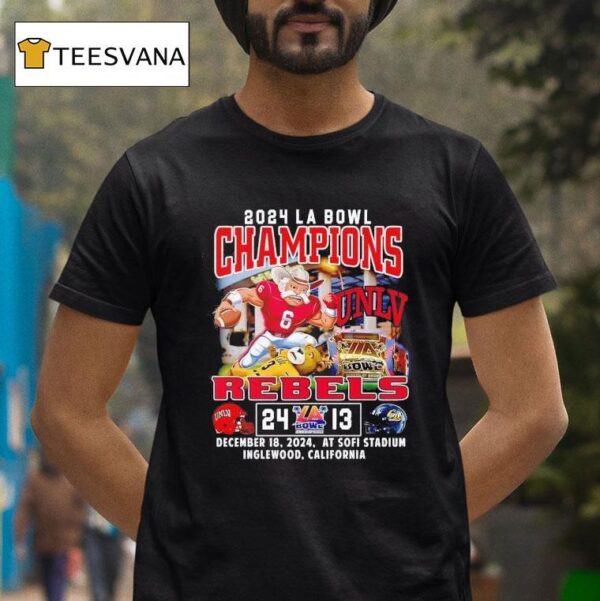 Unlv Rebels La Bowl Champions Beat California Golden Bears T Shirt
