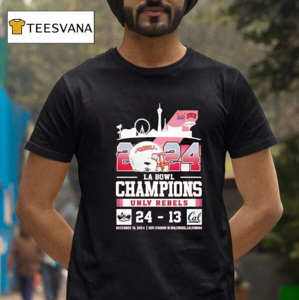 Unlv Rebels La Bowl Champions Football T Shirt