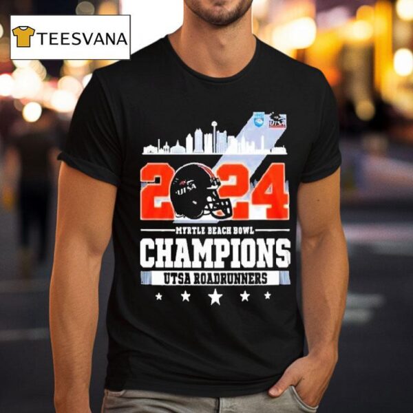 Utsa Roadrunners Myrtle Beach Bowl Champions Skyline Ncaa Bowl Games T Shirt