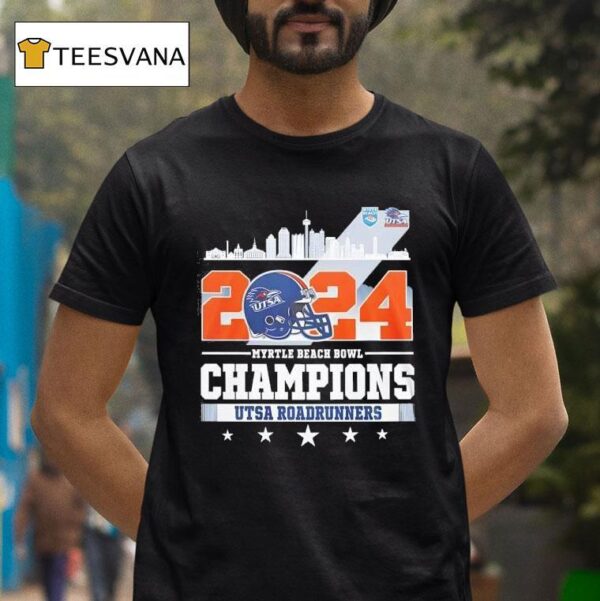 Utsa Roadrunners Myrtle Beach Bowl Champions T Shirt