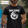 Vintage One Pride Detroit Lions Logo Masco T Shirt