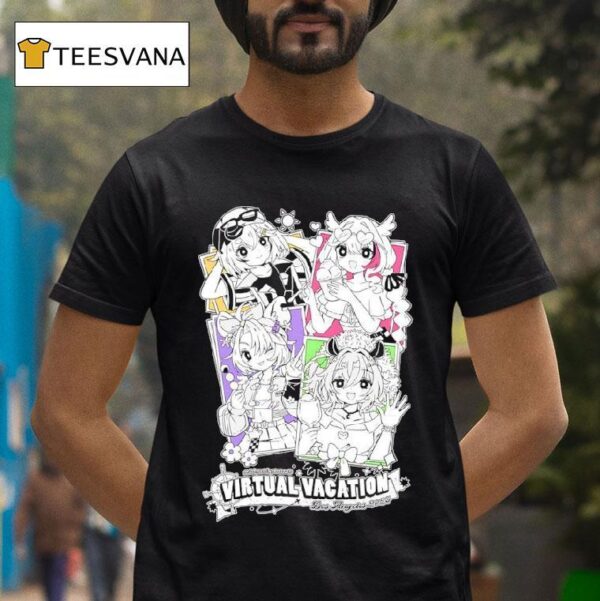 Virtual Vacation Los Angeles Anime T Shirt