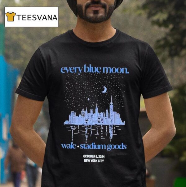 Wale Every Blue Moon Nyc X Stadium Goods T Shirt
