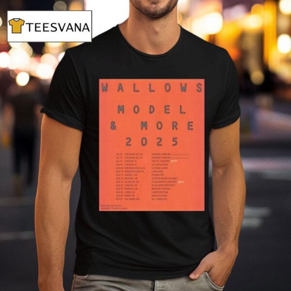 Wallows Model And More Tour T Shirt