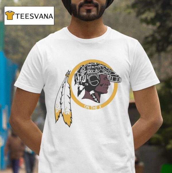 Washington Commanders Redskins On The X Masco T Shirt