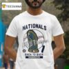 Washington Nationals Back To Back Mlb Champions Hardwood Champions Trophy T Shirt