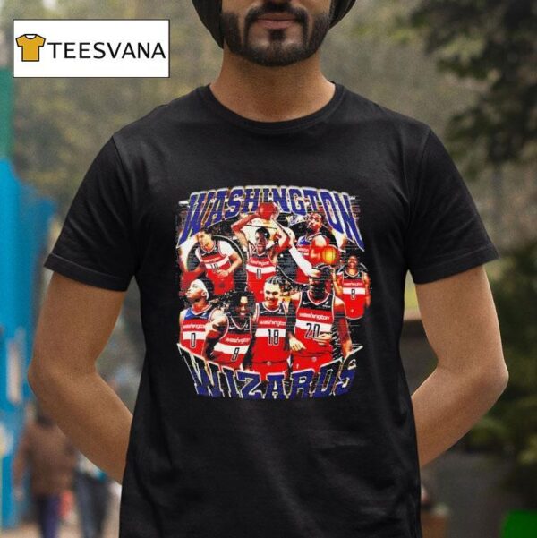 Washington Wizards Basketball Team Vintage T Shirt