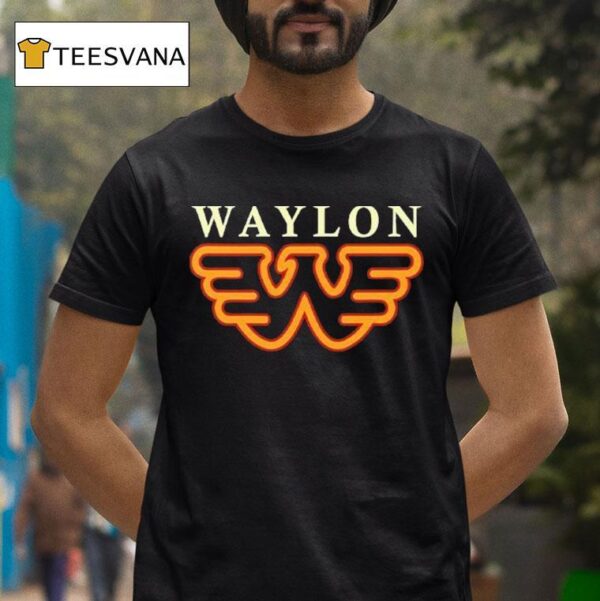 Waylon Jennings Silver Flying T Shirt
