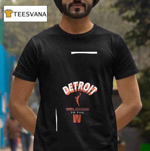 Welcome To The Wnba Detroit Logo T Shirt