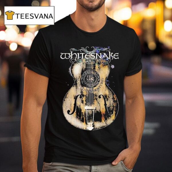 Whitesnake Acoustic Adventures Guitar T Shirt