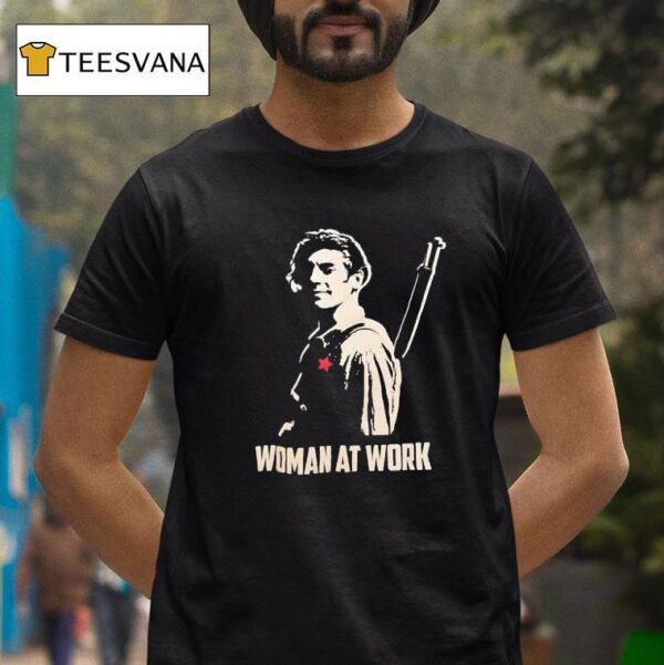 Woman At Work T Shirt