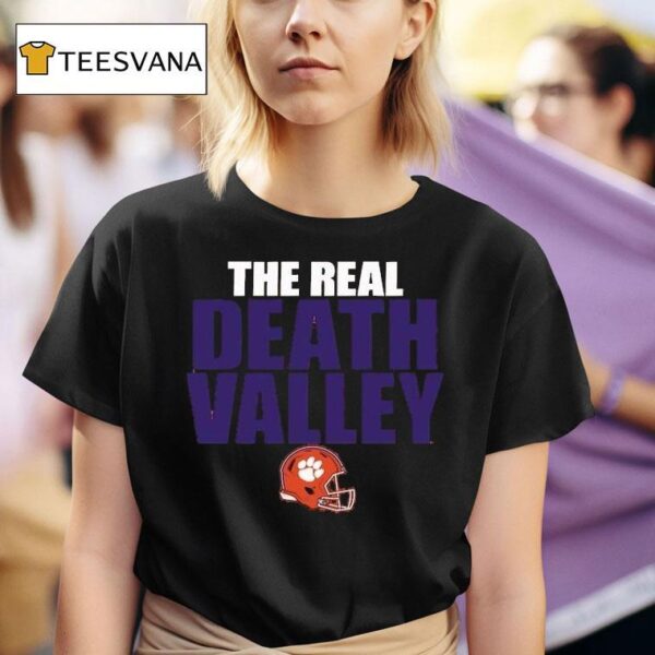 Clemson Tigers The Real Death Valley Helme T Shirt