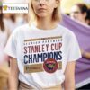 Florida Panthers Stanley Cup Champions Logo Vintage T Shirt