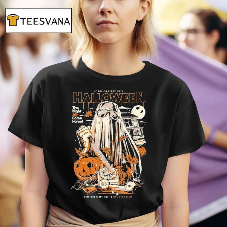 Halloween The Night He Came Home Everyone Is Entitled To One Good Scare Want A Beer Bob T Shirt