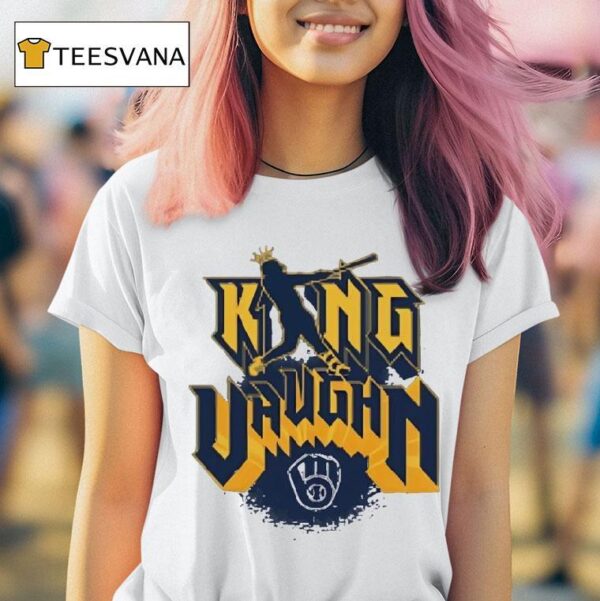 King Vaughn Milwaukee Brewers Baseball T Shirt