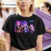 Kpop Demon Hunters Mira Rumi And Zoey Eating Ramen Angrily T Shirt
