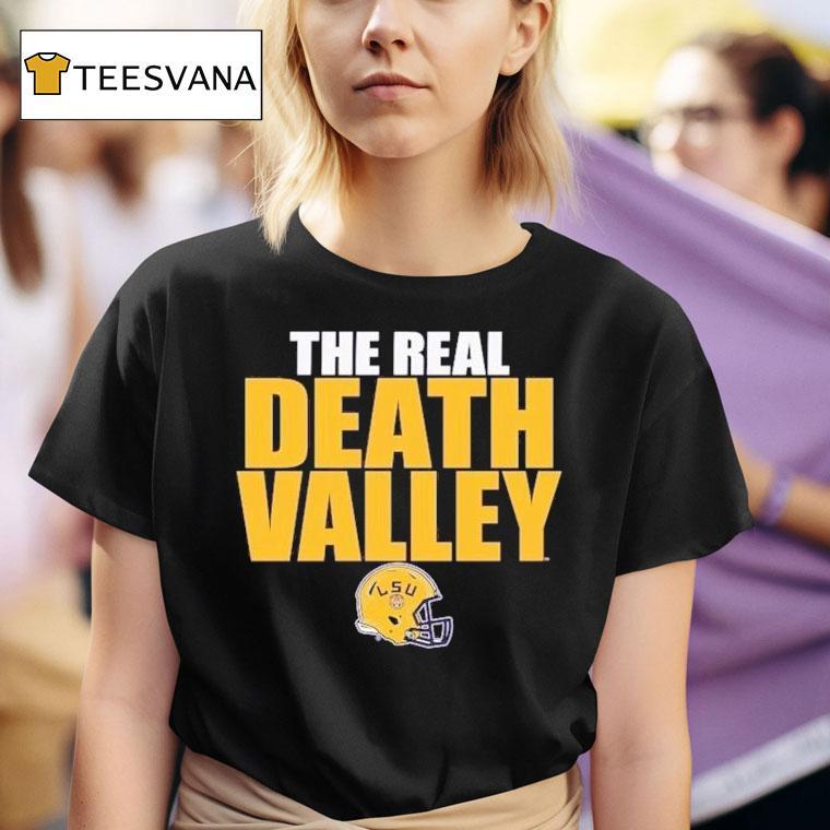 Lsu Tigers The Real Death Valley Helme T Shirt