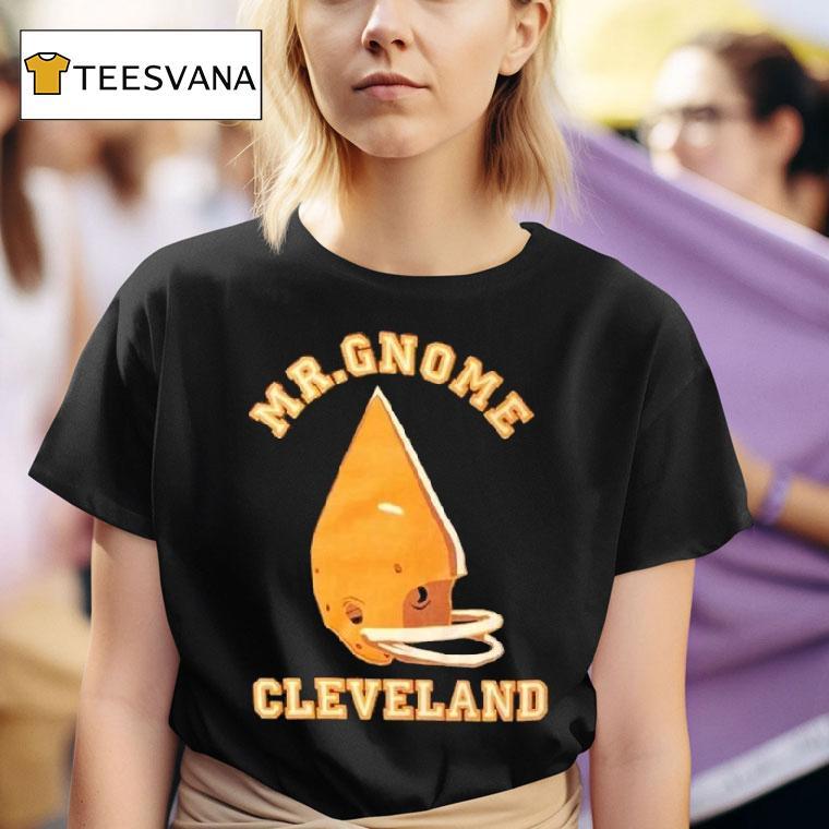 Mr Gnome Cleveland Football T Shirt