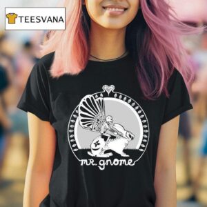 Mr Gnome Skeleton Cowboy T Shirt
