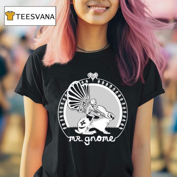 Mr Gnome Skeleton Cowboy T Shirt