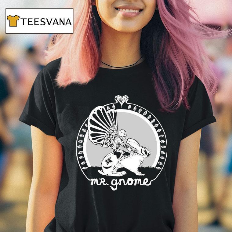 Mr Gnome Skeleton Cowboy T Shirt
