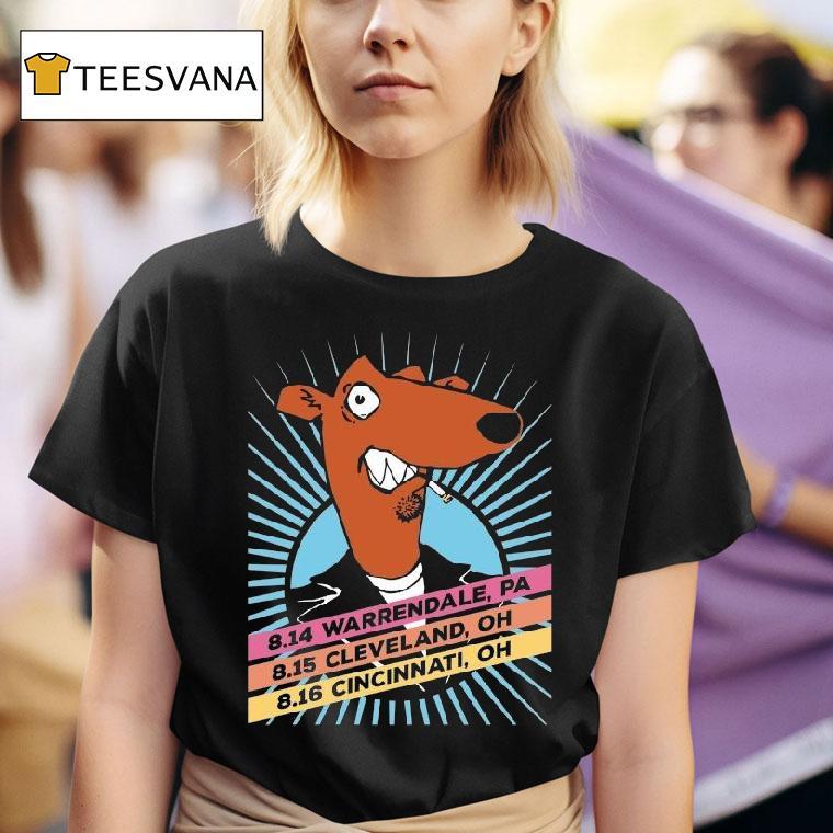 Screeching Weasel Pittsburgh Cleveland And Cincinnati Cigarettes T Shirt