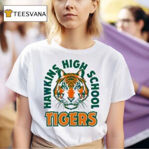 Stranger Things Hawkins High School Tigers Masco T Shirt