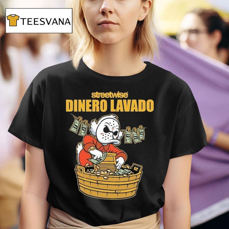 Streetwise Dinero Lavado Duck Jason Voorhees Mask T Shirt
