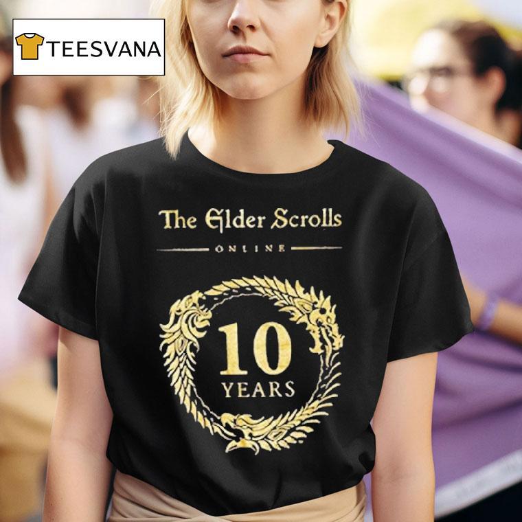 The Elder Scrolls Online Th Anniversary T Shirt