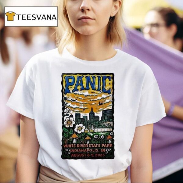 Widespread Panic Aug Everwise Amphitheater Indianapolis In Tour T Shirt