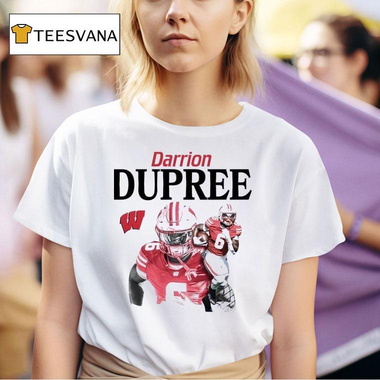 Wisconsin Ncaa Football Darrion Dupree T Shirt