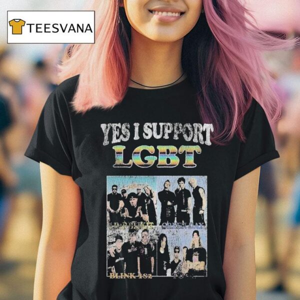 Blink Yes I Support Lgb T Shirt