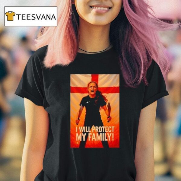 Brave Girl I Will Protect My Family T Shirt