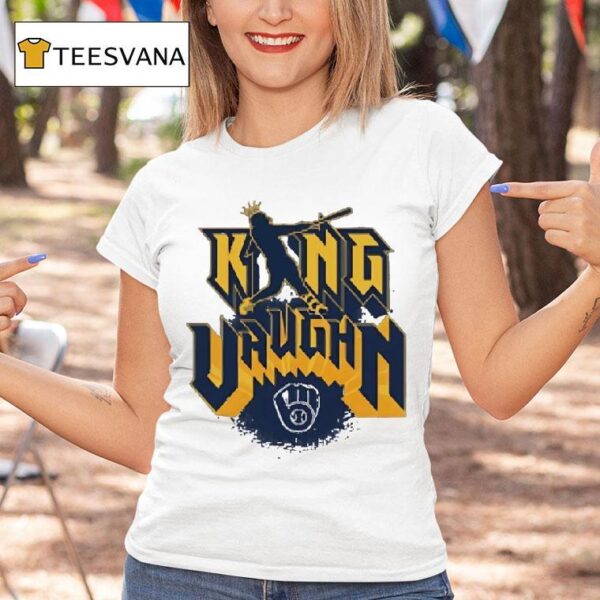 King Vaughn Milwaukee Brewers Baseball T Shirt