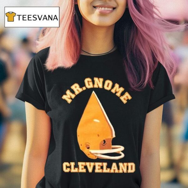 Mr Gnome Cleveland Football T Shirt
