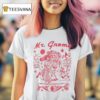 Mr Gnome Rabbit Ride Skeleton T Shirt
